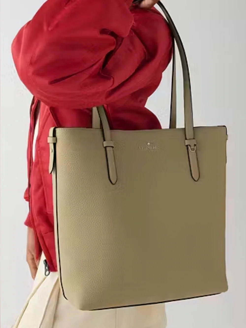 kate spade Pebbled Leather Greta Tote with Matching Wallet Set NWT